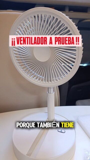 Ventilador CAMPER a prueba

#publi LINK DIRECTO EN NUESTRO PERFIL 

Hemos comprado el ventilador plegable que tanto anuncian y lo hemos puesto a prueba para saber lo que dura su batería. Sabemos que no es un aire acondicionado ni mucho menos pero un ventilador siempre ayuda.

No te pierdas las horas que puedes tenerlo encendido con su batería de 8000 mAh

Te dejamos el nuestro en los links de la BIO en nuestro perfil o pidenos el link por mensaje directo , hay más modelos en Amazon fijate bien en la batería , el tamaño , y el tiempo de envío !!

#Autocaravana #ClimatizacionCamper #AccesoriosAutocaravana #CamperTech #VentiladorPortatil